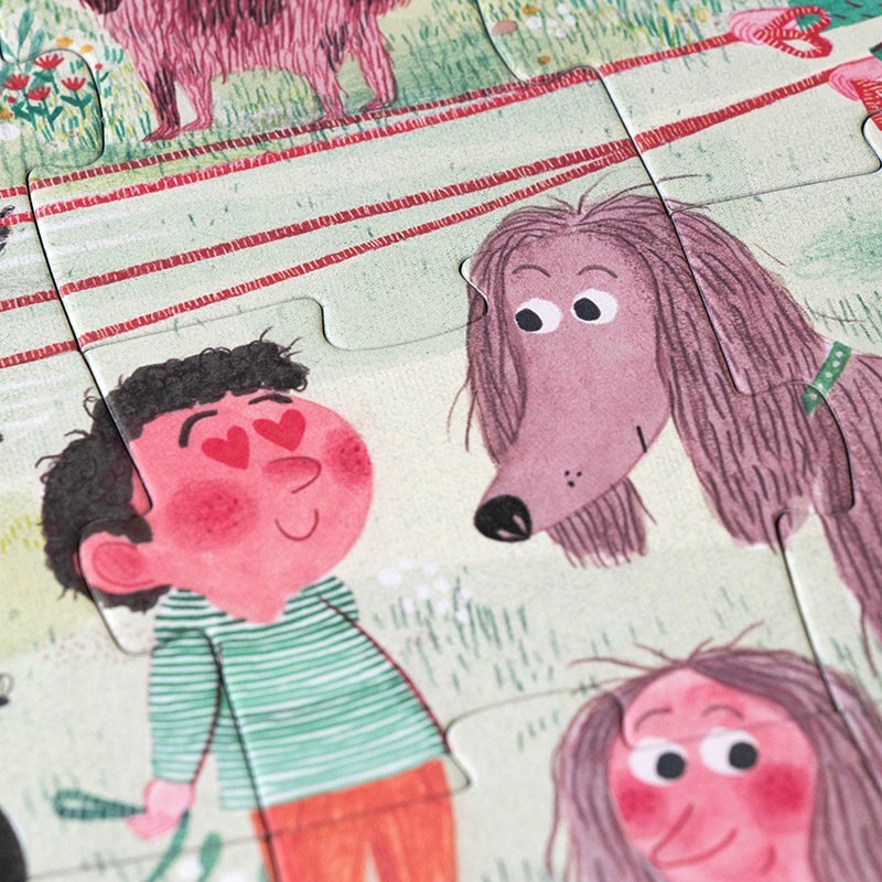 Puzzle pocket ¡reversible!: cats & dogs