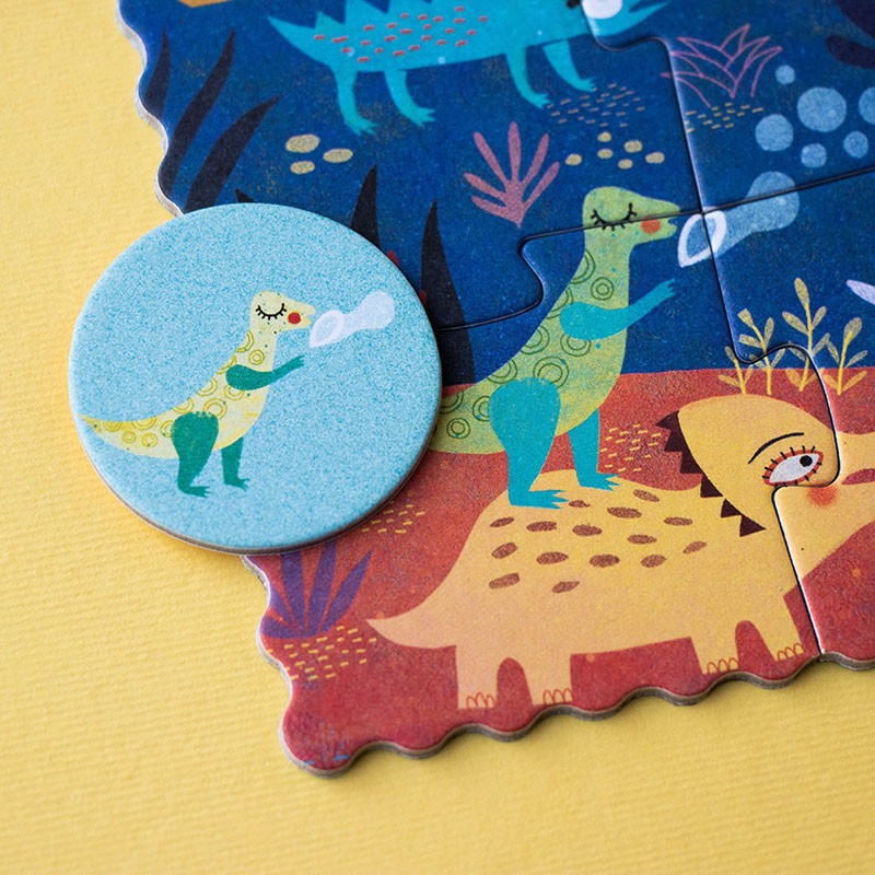 Puzzle pocket: my little dino