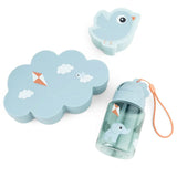 Set de almuerzo con botella DONEBYDEER playground · azul
