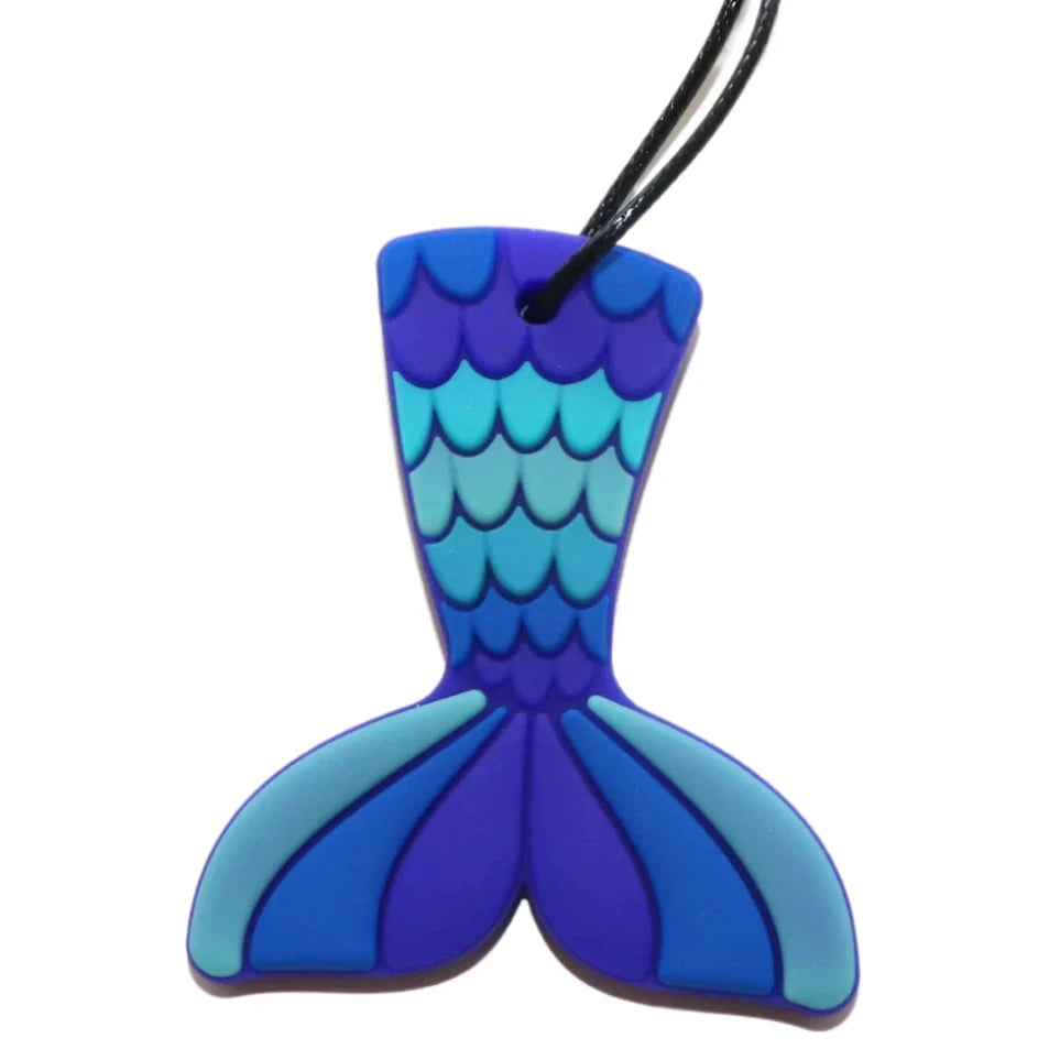 Colgante mordedor de silicona · cola de sirena