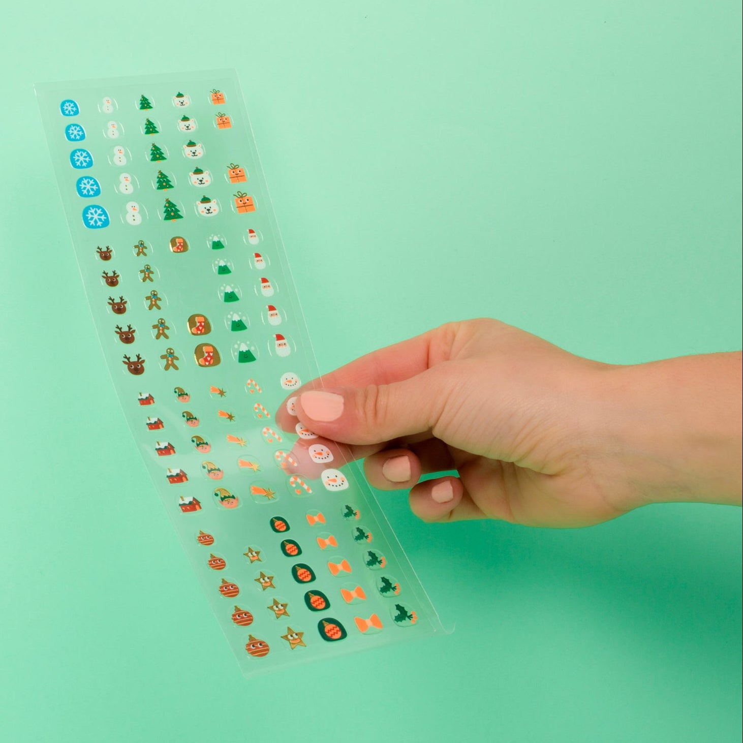 Pegatinas OMY para las uñas ¡navideñas!