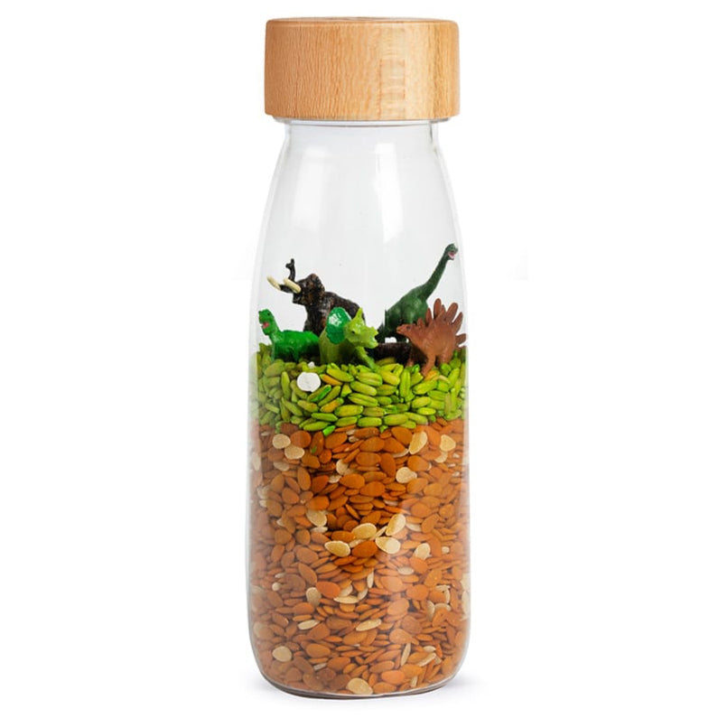 Botella Sensorial de descubrimiento · jurassic