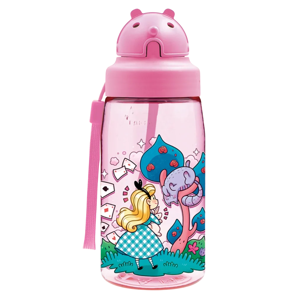 Botella de tritán LAKEN 450ml.· Alicia en el país de las maravillas