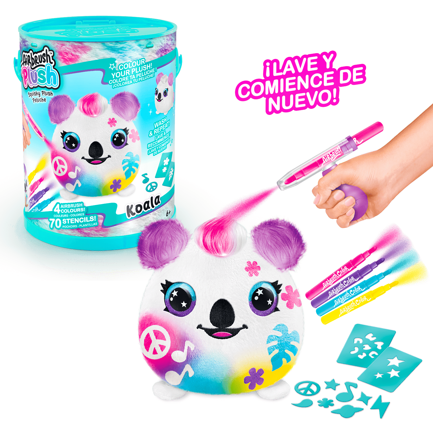 Súpercubo para colorear tu mascota ¡con spray!