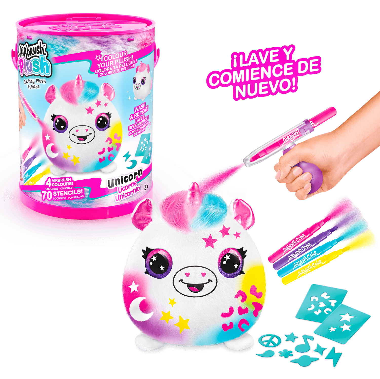 Súpercubo para colorear tu mascota ¡con spray!
