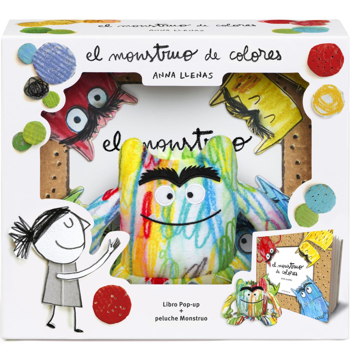 El monstruo de colores: libro POP-UP + peluche