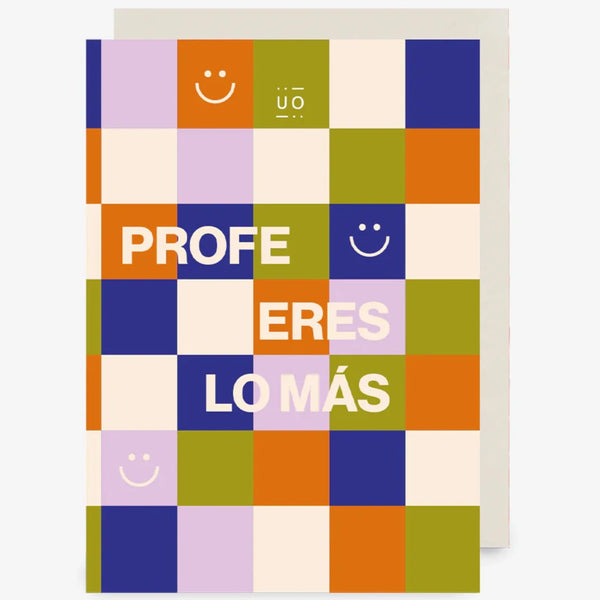 Postal · profe, eres lo más