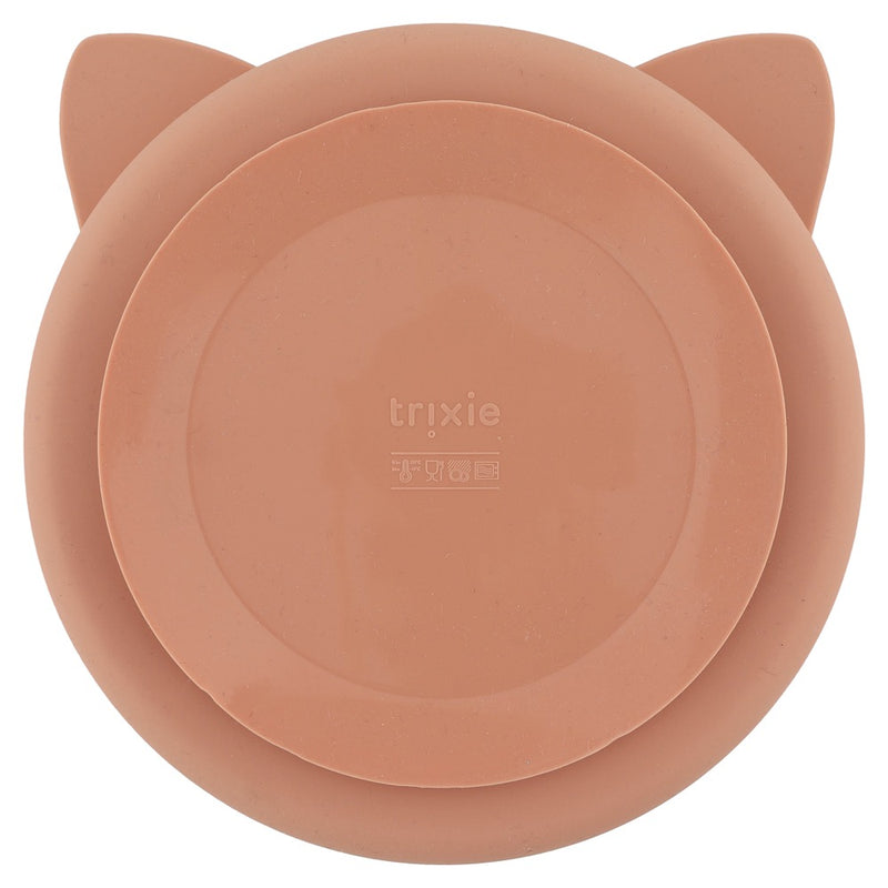 Plato silicona con Compartimentos Trixie · Gato