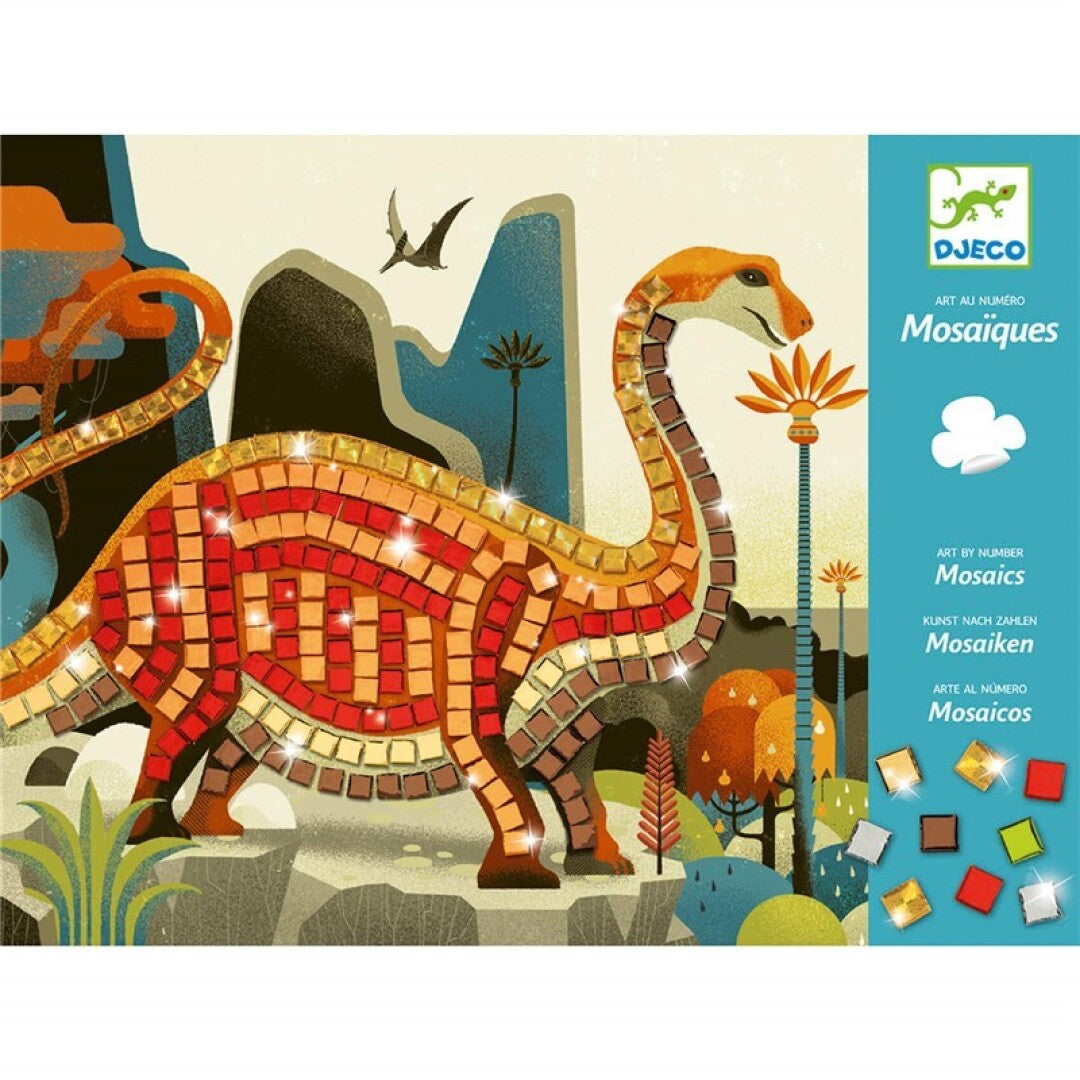 Mosaicos de pegatinas · dinosaurios