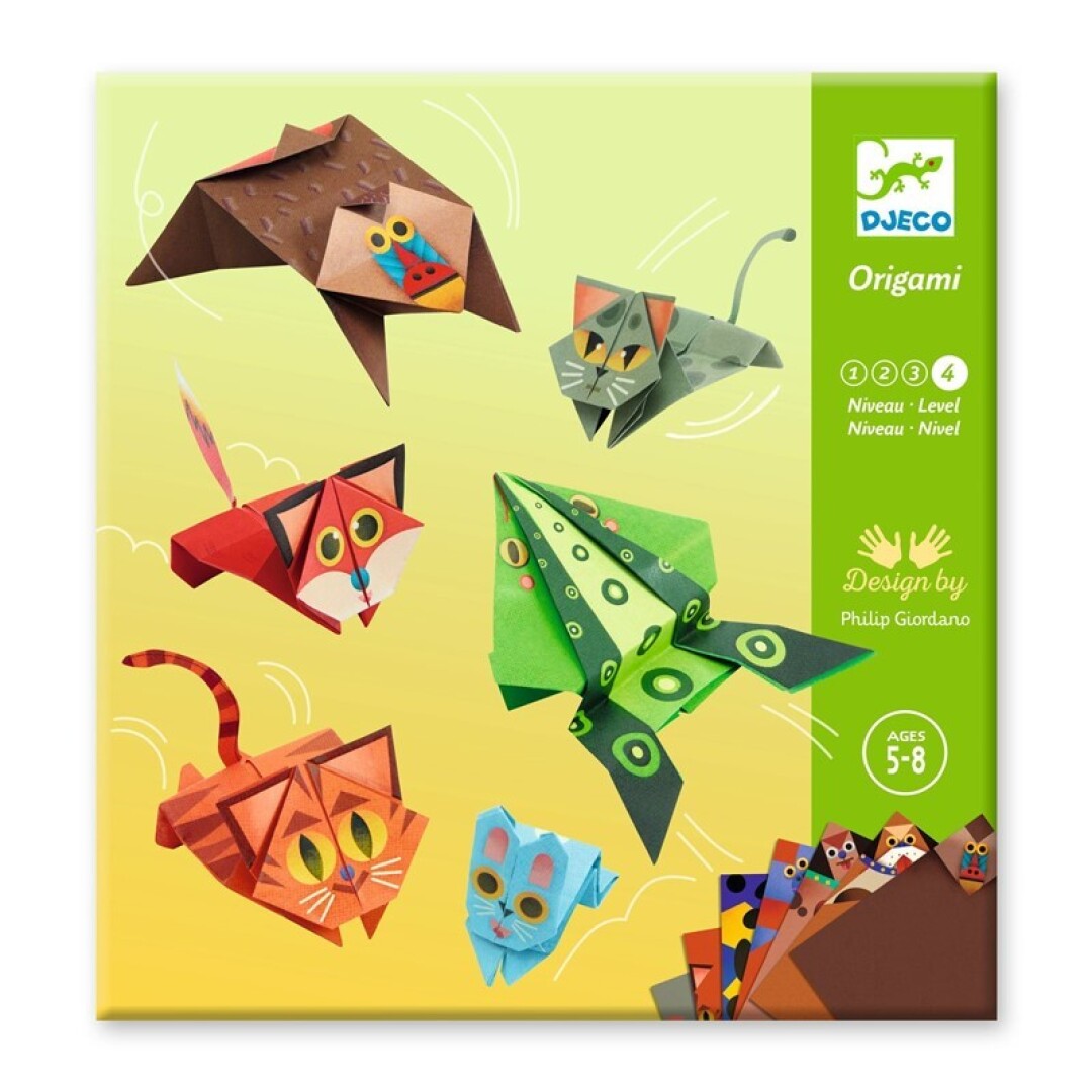 Papiroflexia Origami · Animales saltarines