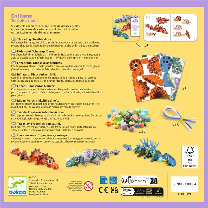 Ensartes dinosaurios terribles