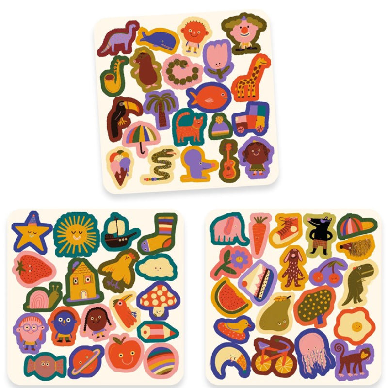 60 pegatinas de fieltro para bebés · los divertidos