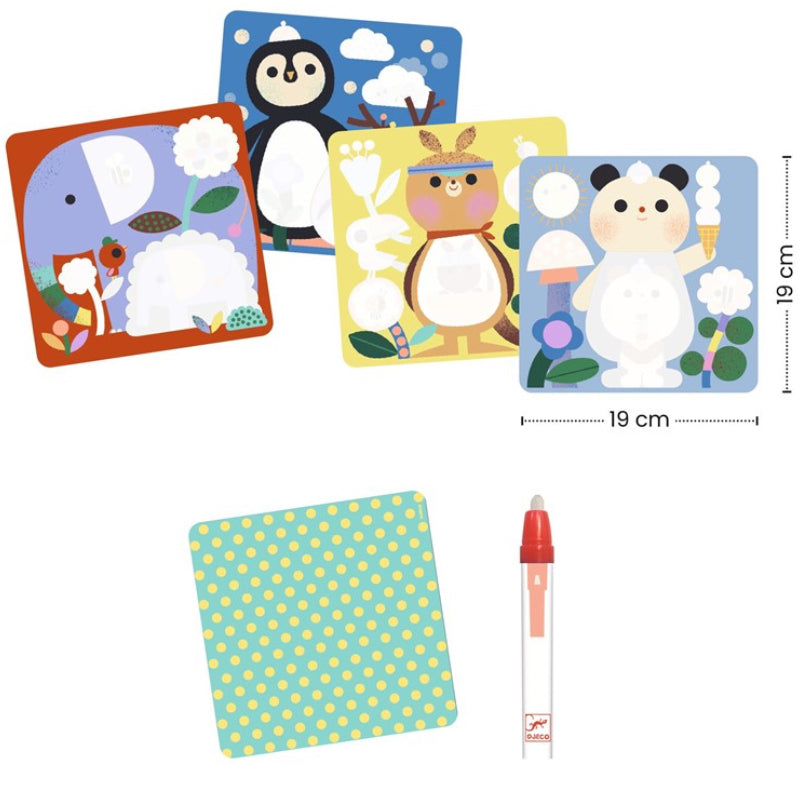 Colorea con agua · bebés del mundo