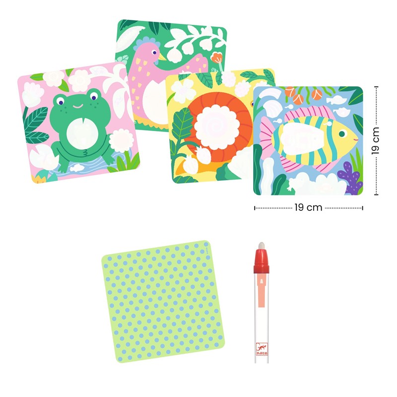 Colorea con agua · bebés del jardín