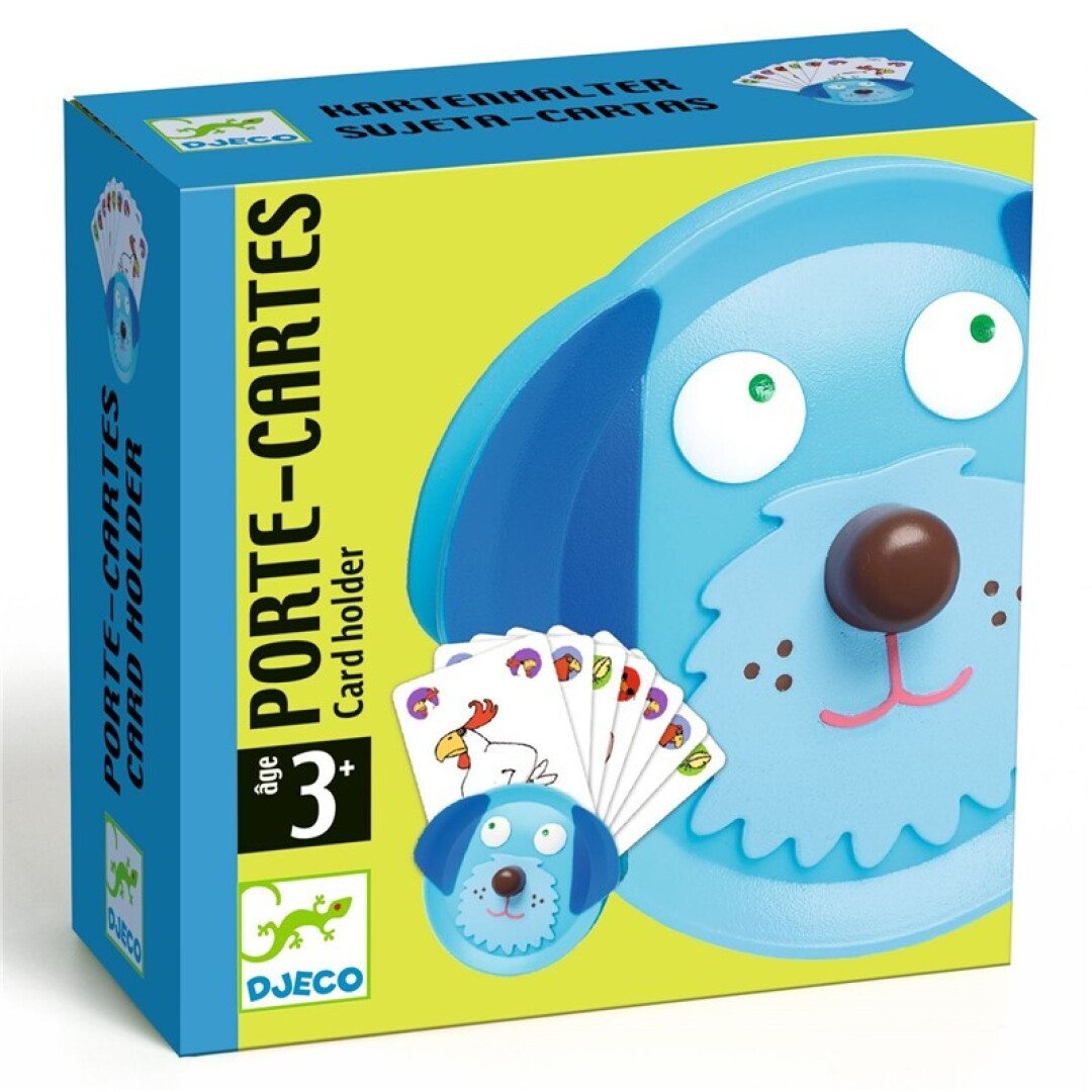 Sujeta-cartas · perro