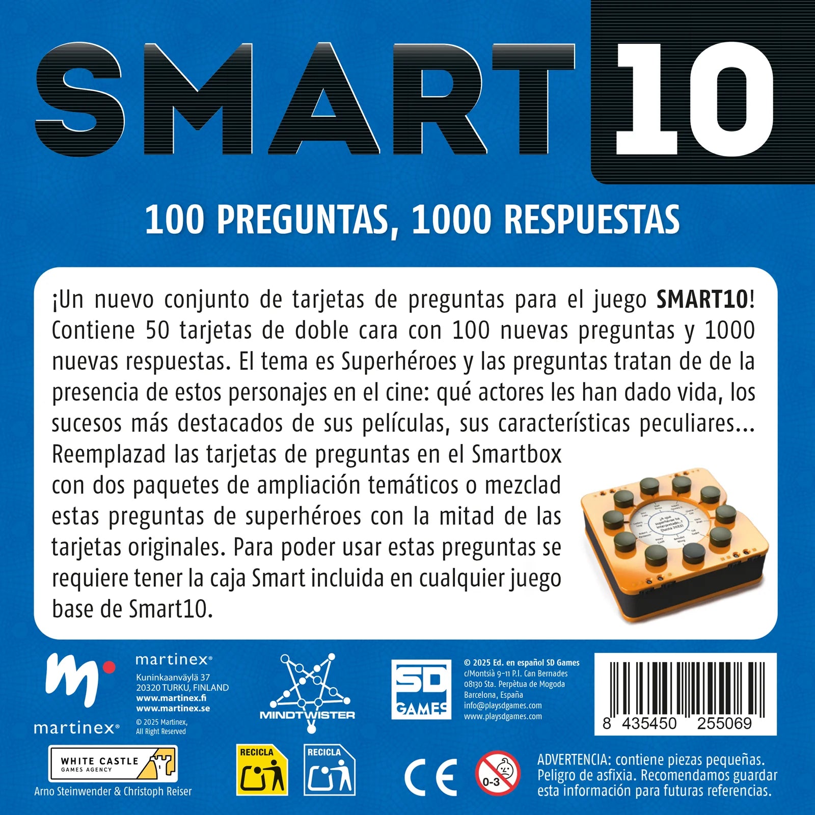 Smart 10: superhéroes ¡AMPLIACIÓN!