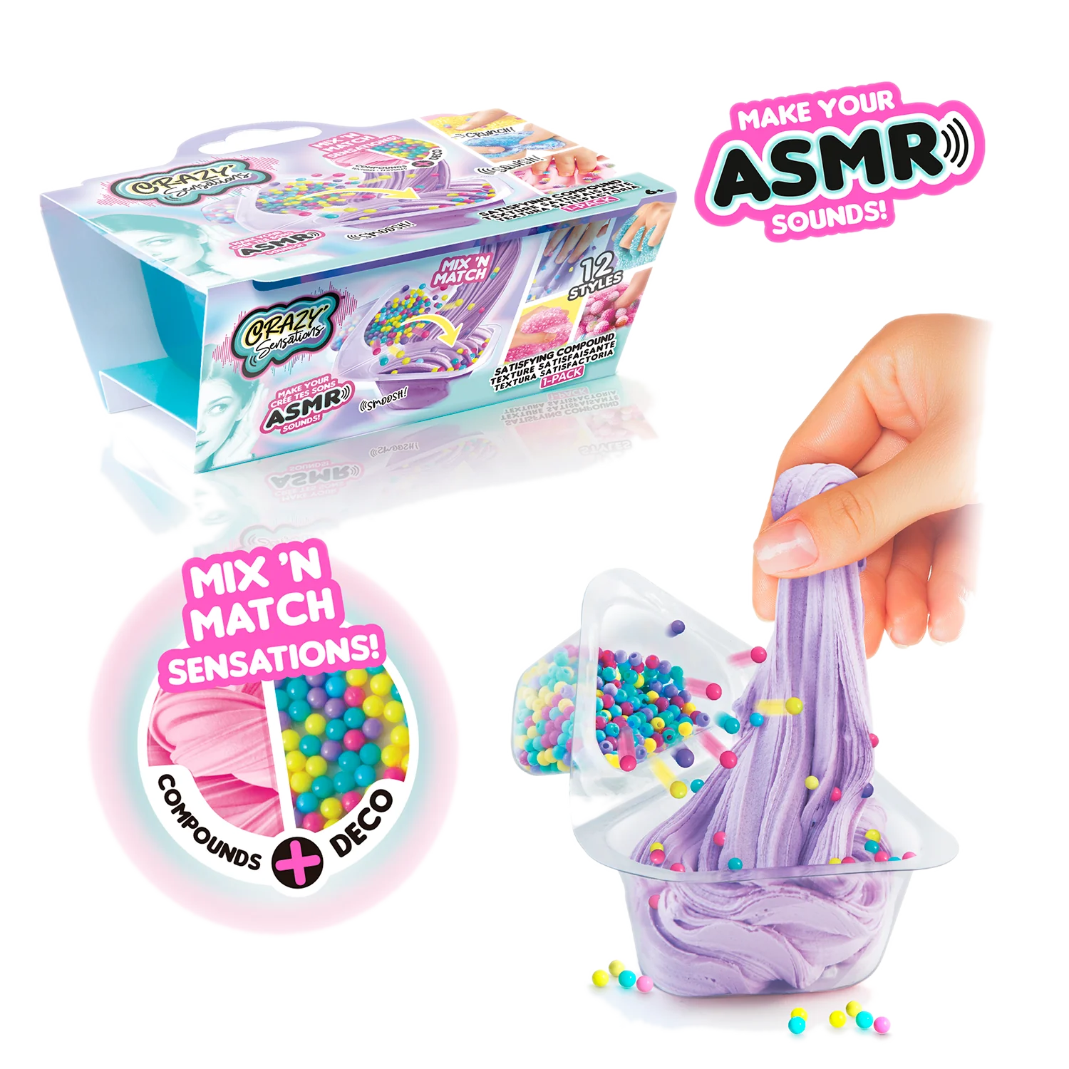 Slime con decoraciones ¡en formato yogur!