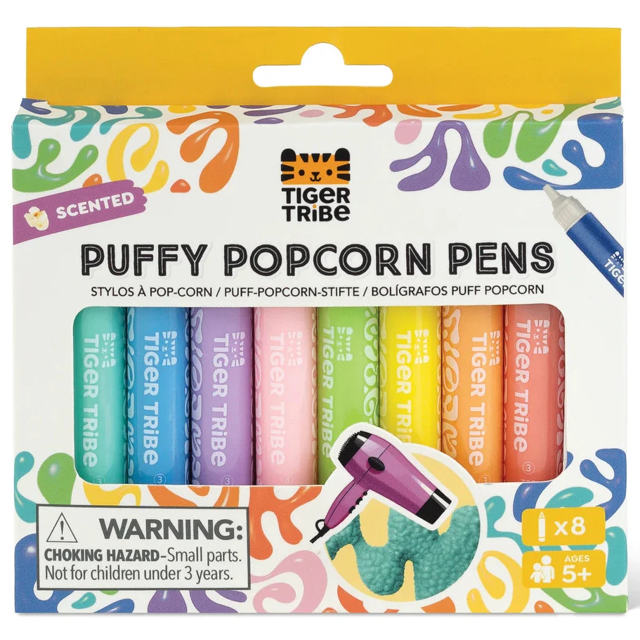 Bolígrafos PUFFY POPCORN ¡mágicos!