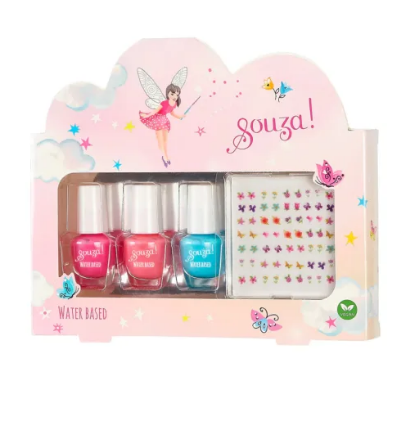 Esmalte Uñas y Pegatinas Elfo