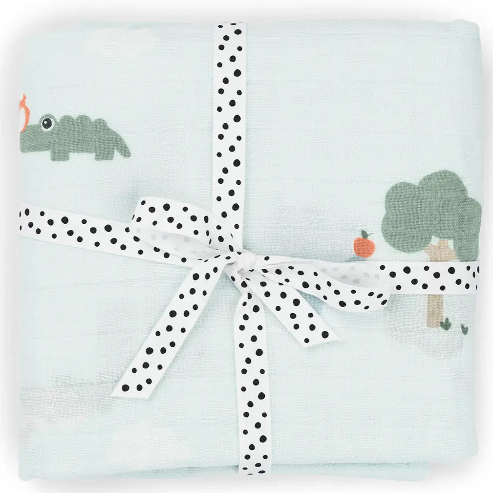 Muselina algodón DONEBYDEER 120x120 playground · blue