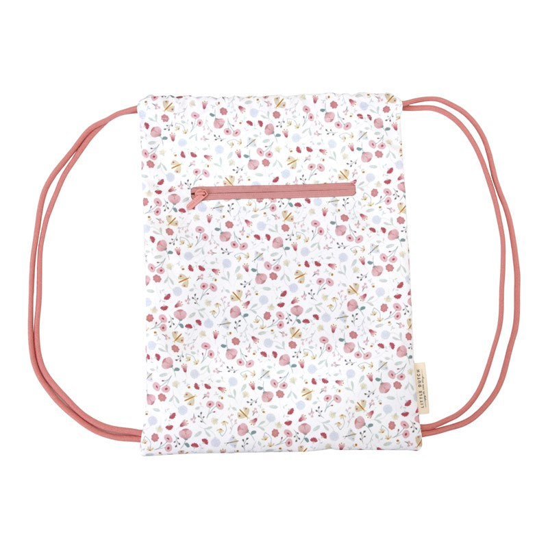Mochila saco LITTLE DUTCH · flores y mariposas