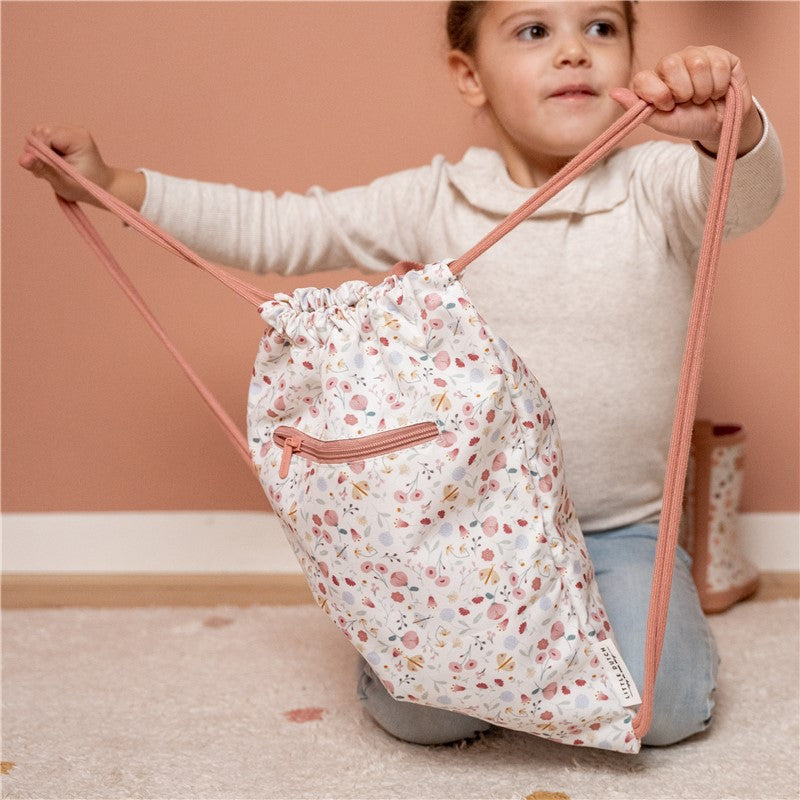 Mochila saco LITTLE DUTCH · flores y mariposas