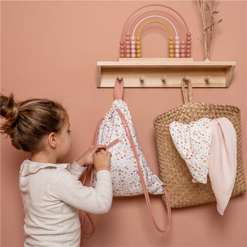 Mochila saco LITTLE DUTCH · flores y mariposas