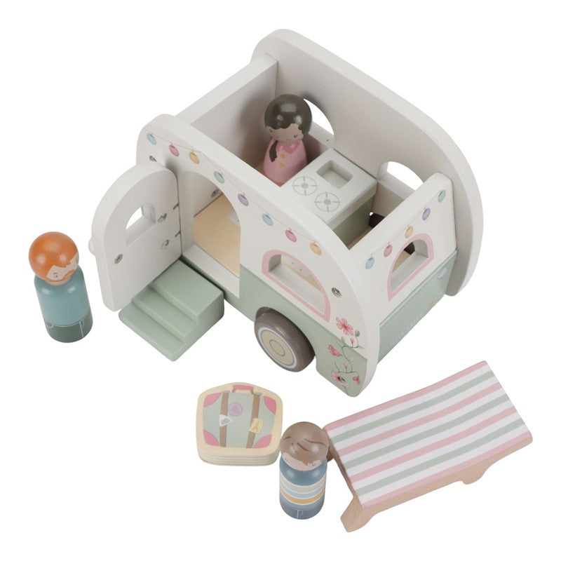 Set Coche y Caravana Little Dutch