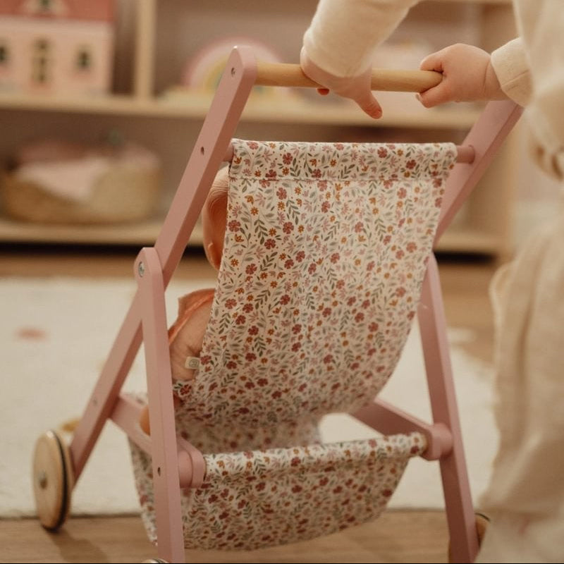 Carrito para muñecas de madera LITTLE DUTCH