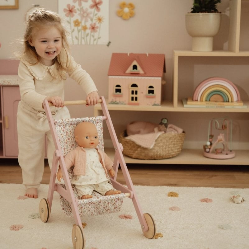 Carrito para muñecas de madera LITTLE DUTCH