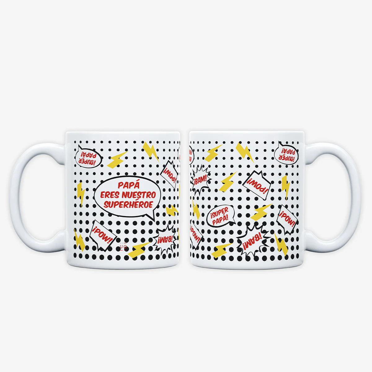 Taza · papá eres nuestro superhéroe