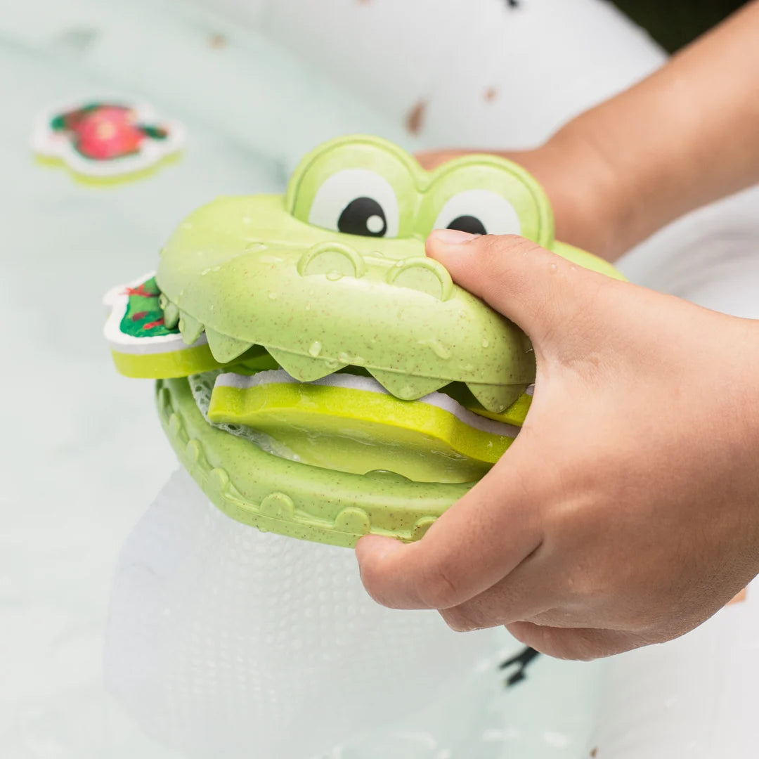 Cocodrilo ¡atrapa ranas!
