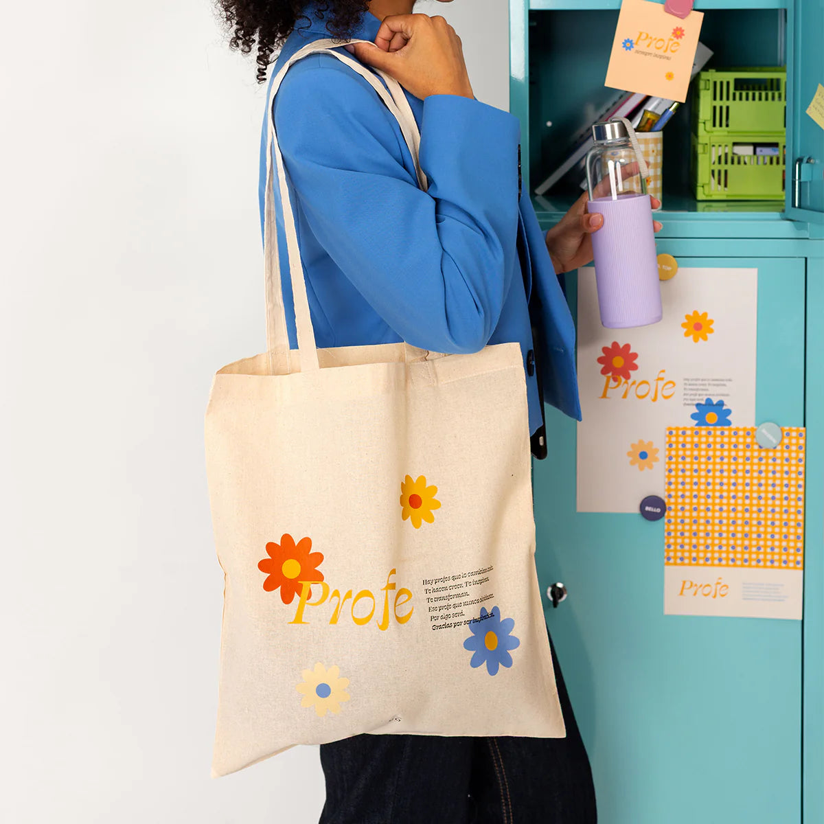 Totebag · profe siempre inspiras