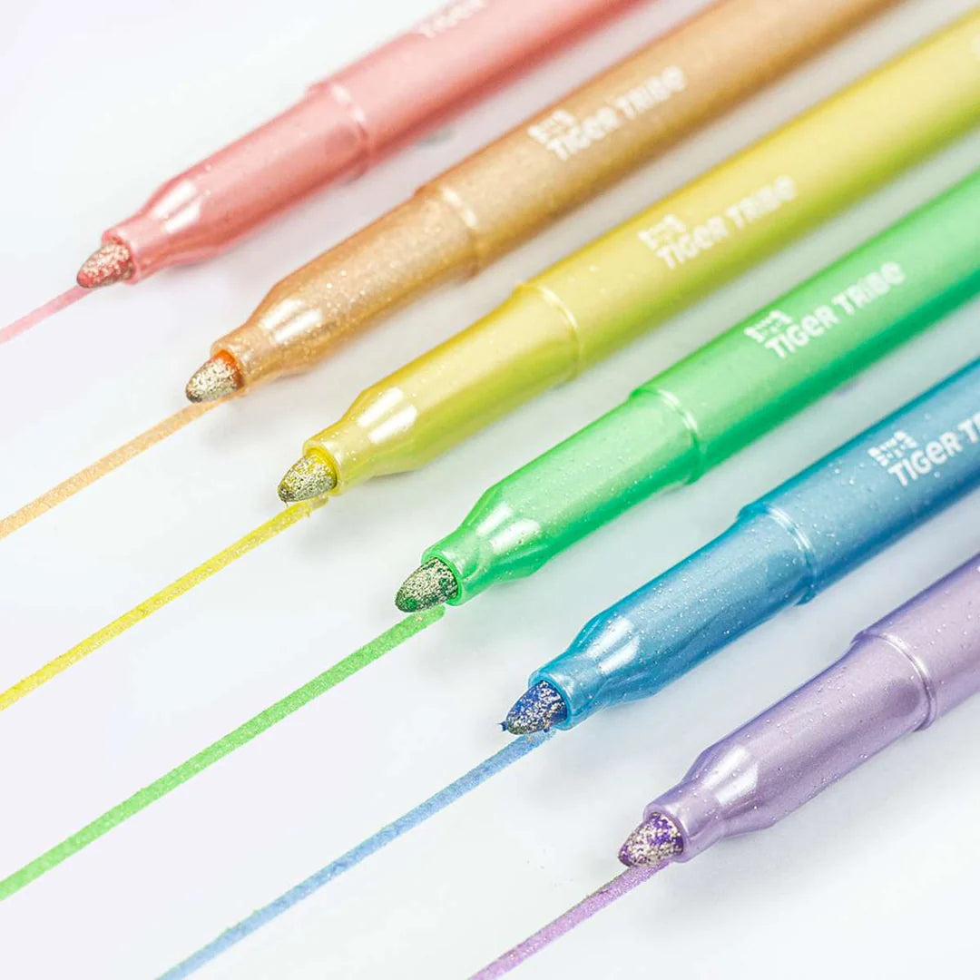 Rotuladores en pastel ¡con mucho brilli-brilli!