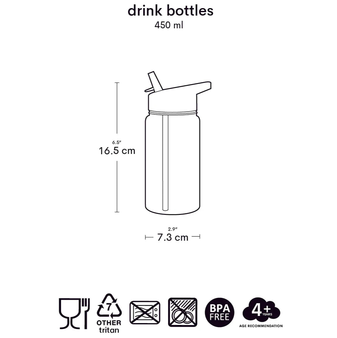 Botella de tritán ALLC 450 ml. · dinosaurios