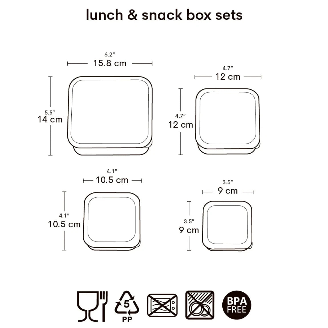 4 cajas snacks ALLC · corazones
