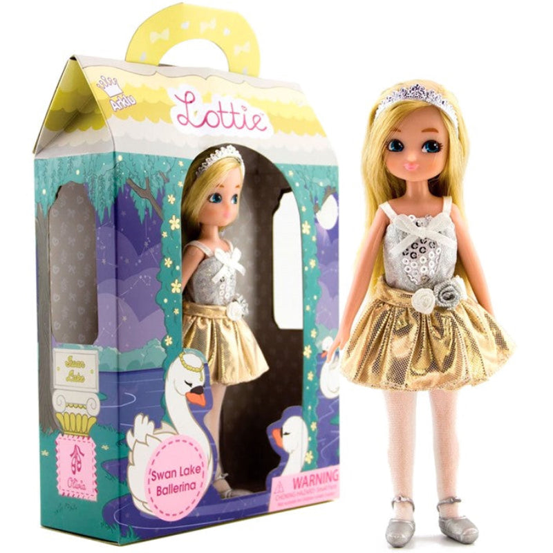 Muñeca LOTTIE el lago de los cisnes