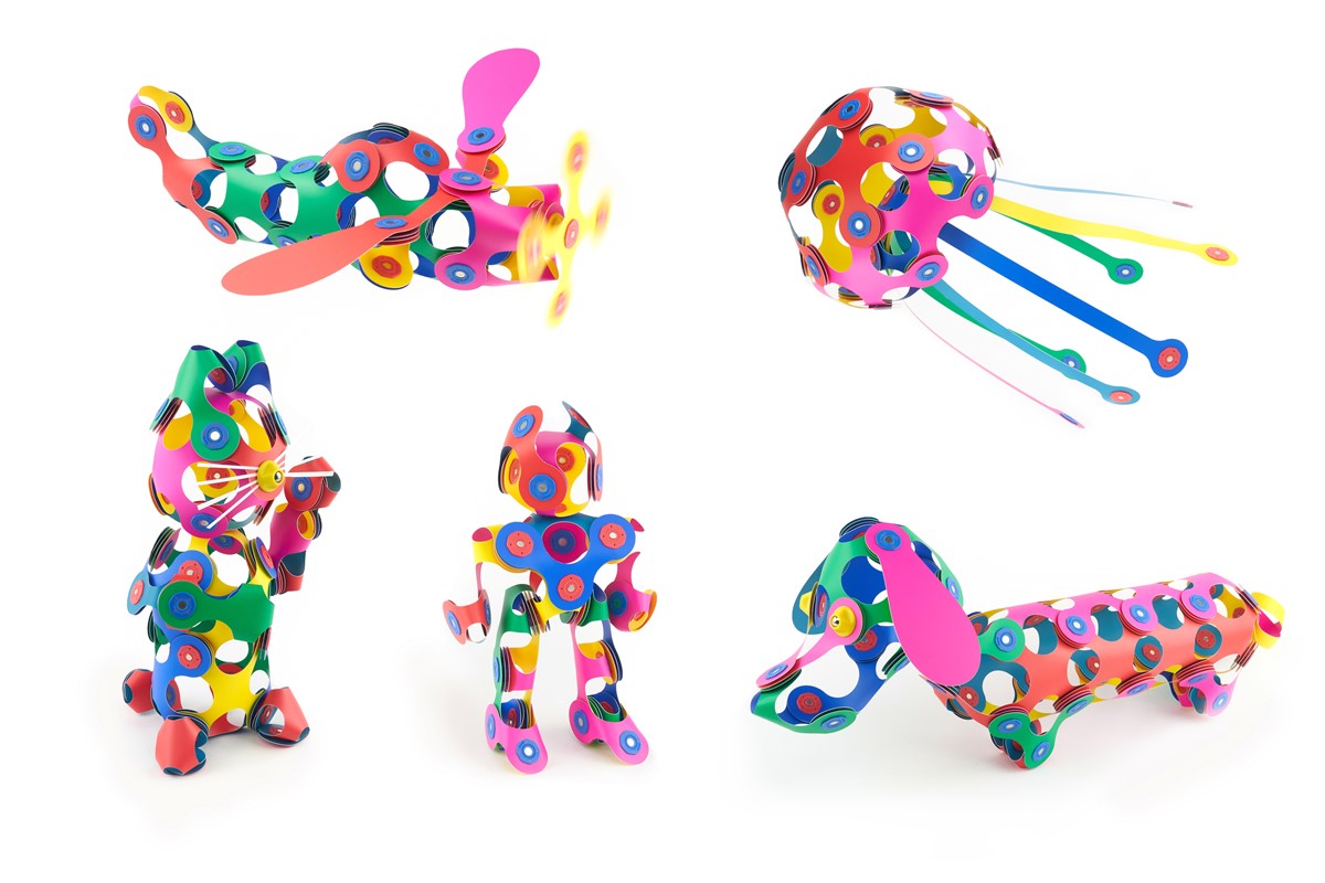 CLIXO súper rainbow pack: 60 piezas