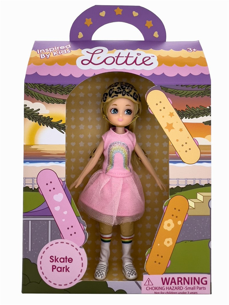 Muñeca LOTTIE en skate