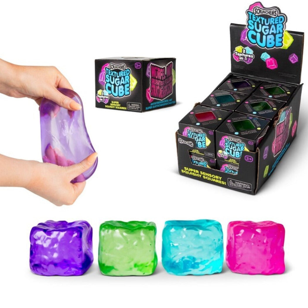 Textured sugar cube SCRUNCHEMS