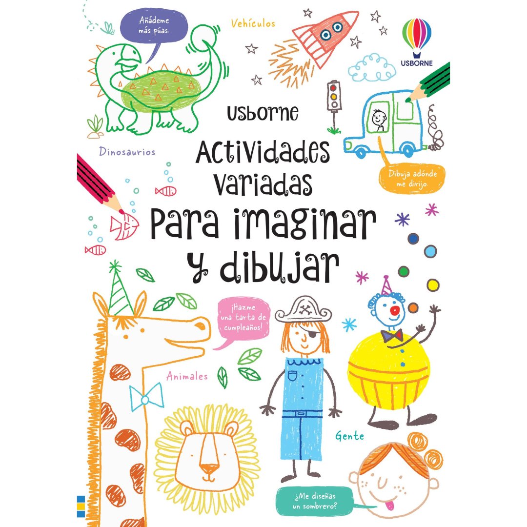 Actividades variadas para imaginar y dibujar - La Chata Merengüela