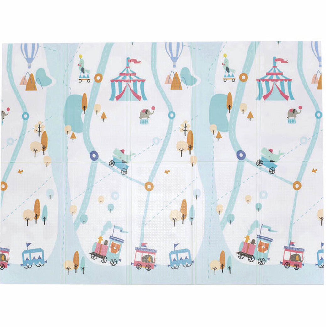 Alfombra de juegos para bebés · circus-fish