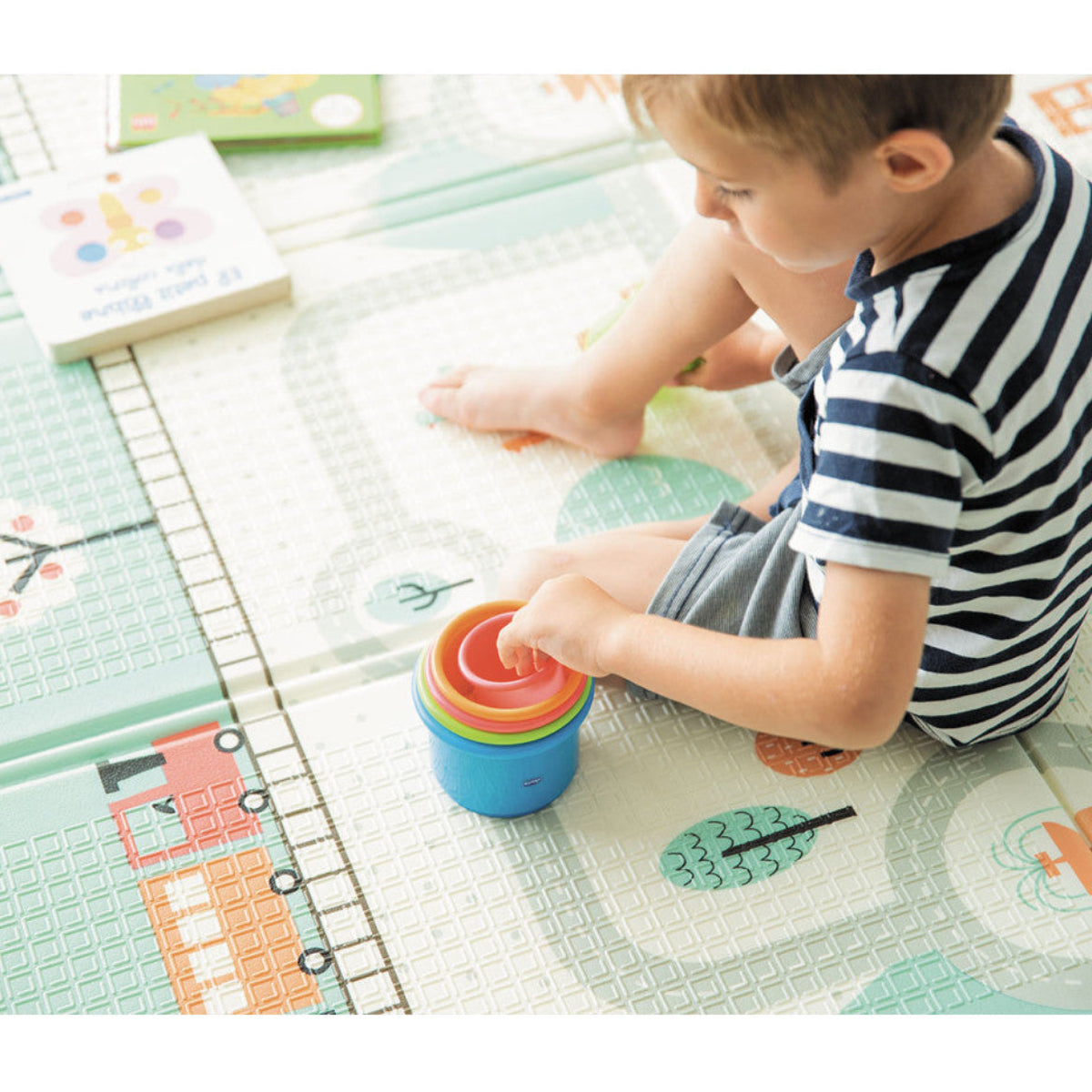 Alfombra de juegos para bebés · town-jungle
