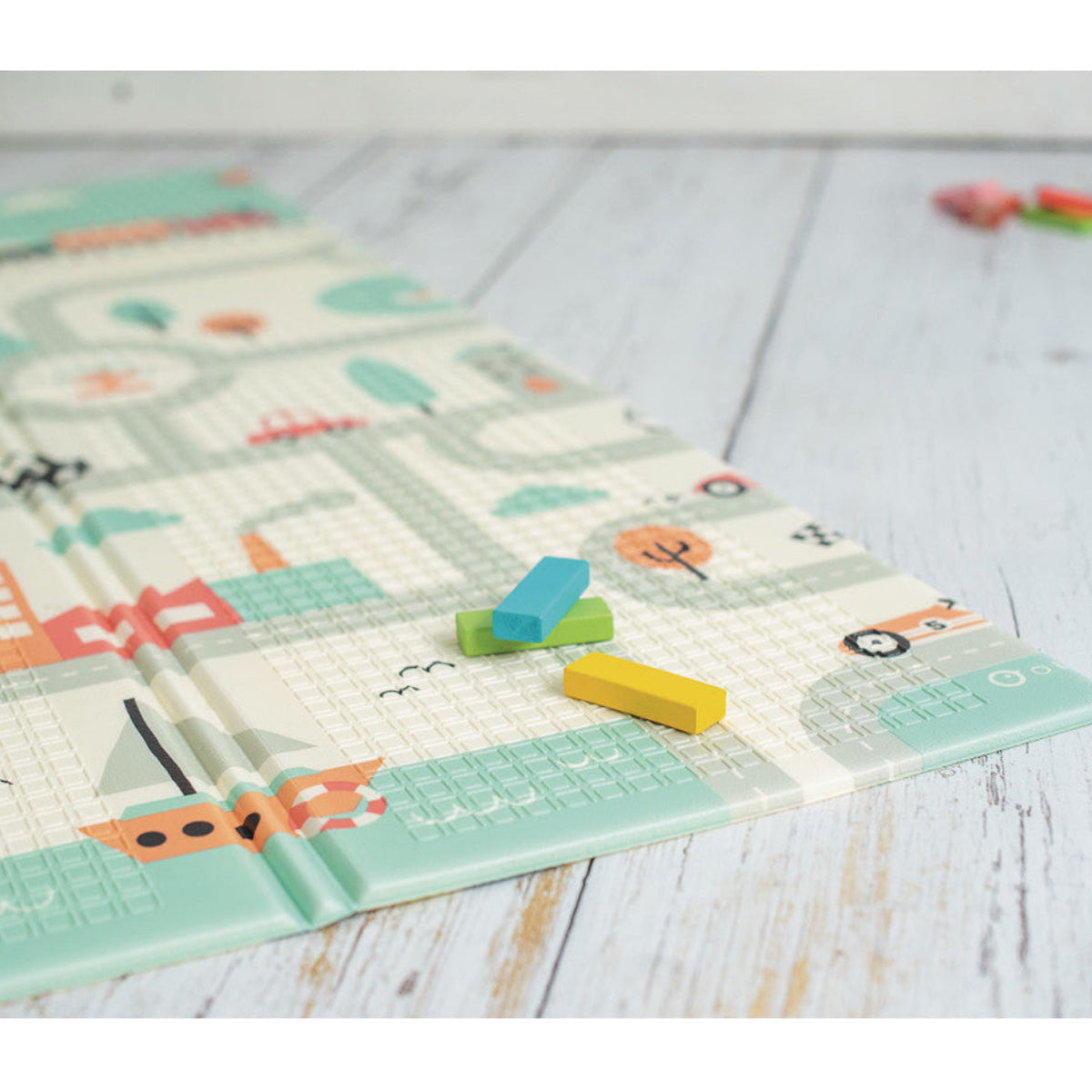 Alfombra de juegos para bebés · town-jungle