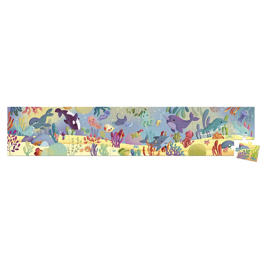 Puzzle animales marinos: 36 piezas