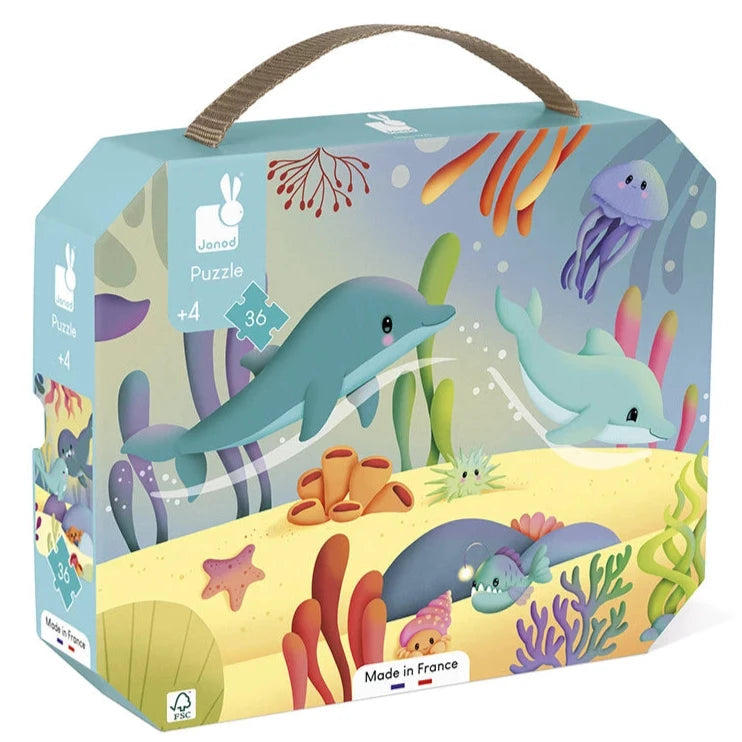Puzzle animales marinos: 36 piezas