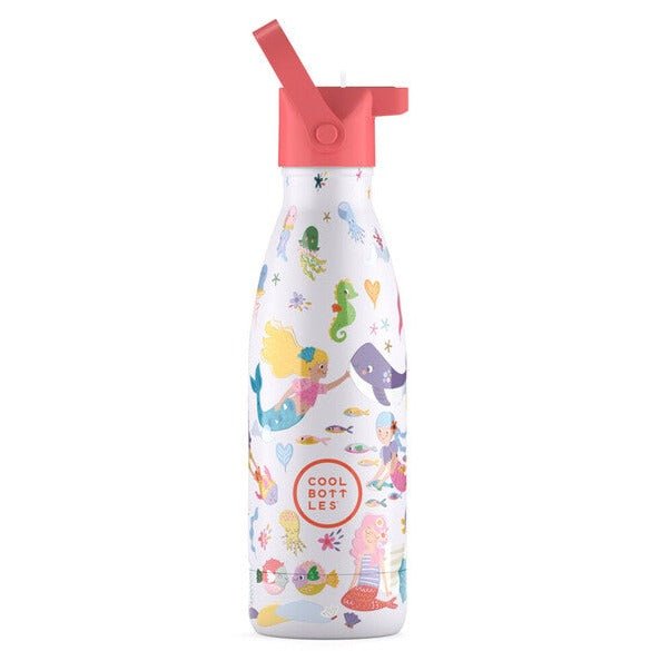 Botella de acero con pajita 350 ml. · Sweet Mermaids - La Chata Merengüela