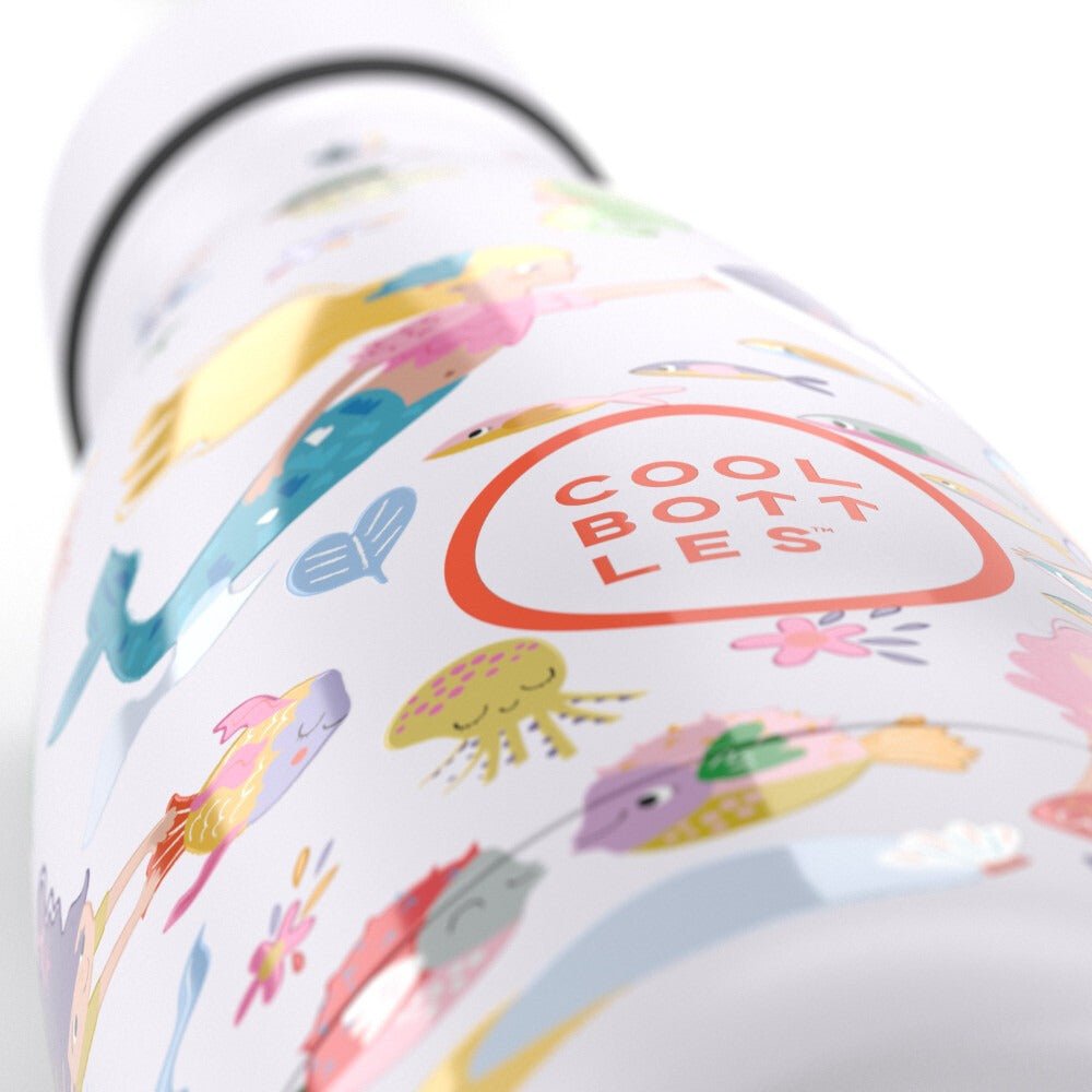 Botella de acero con pajita 350 ml. · Sweet Mermaids - La Chata Merengüela