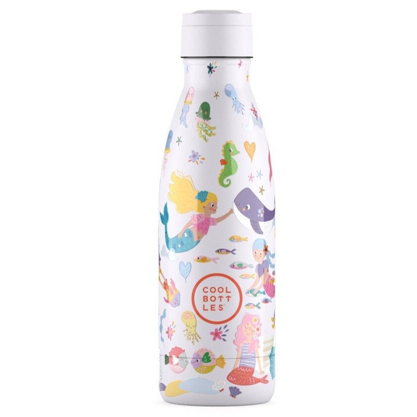 Botella de acero con pajita 350 ml. · Sweet Mermaids - La Chata Merengüela
