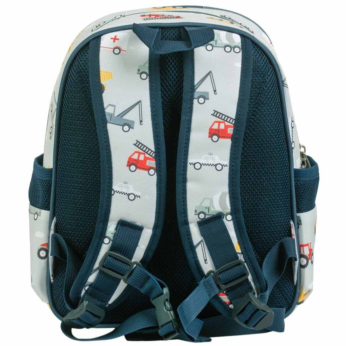 Mochila infantil con bolsillo térmico ALLC · vehículos